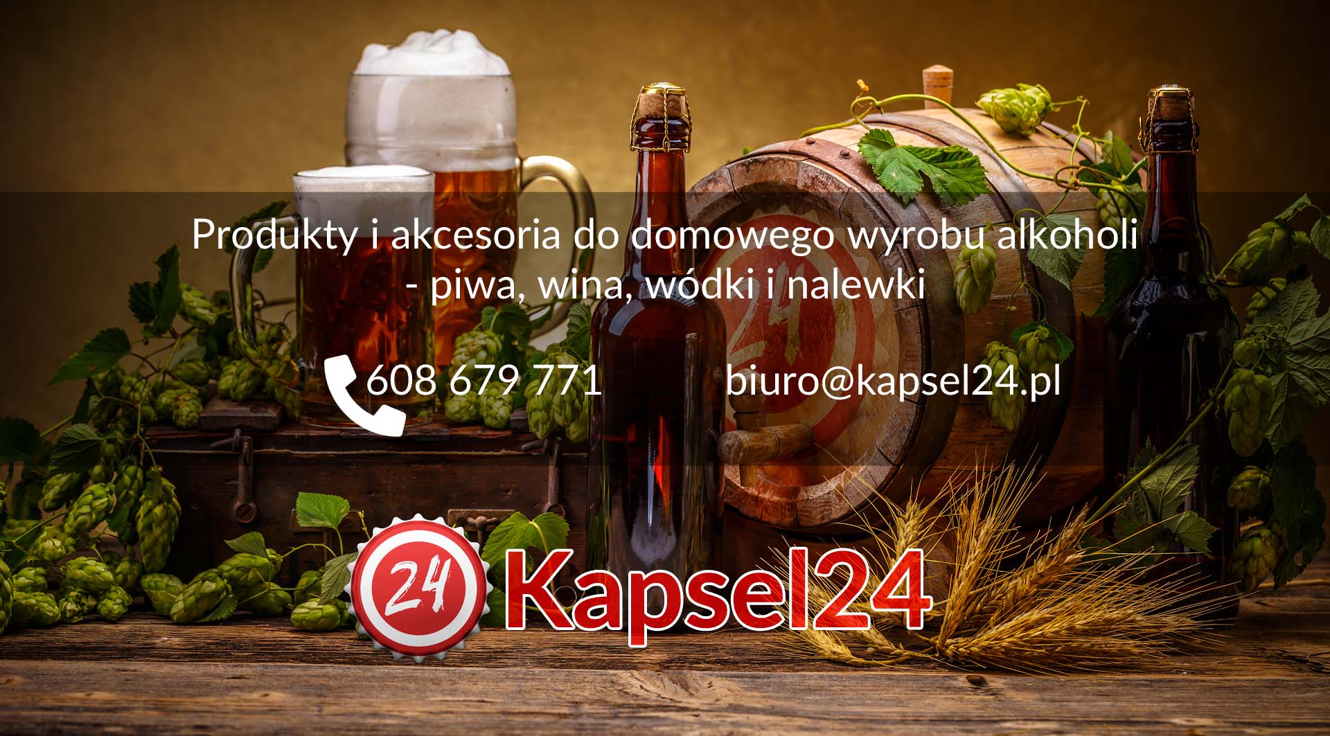 Kapsel24.pl | Produkty i akcesoria do domowego wyrobu alkoholi